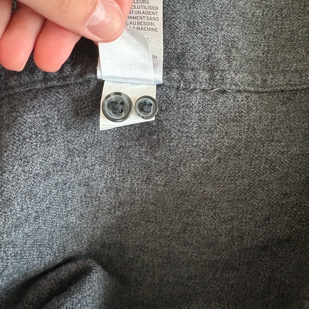 14th & Union Charcoal Textured Men’s Shirt 100% cotton - Picture 6 of 6